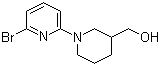 structure of CAS# 959239-04-4, 1-(6-Bromo-2-pyridinyl)-3-piperidinemethanol