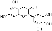 结构式 CAS# 970-73-0, 儿茶素; 棓儿茶酸