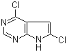 structure of CAS# 97337-32-1, 4,6-Dichloro-7H-pyrrolo[2,3-d]pyrimidine