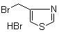 结构式 CAS# 98027-25-9, 4-(溴甲基)噻唑氢溴酸盐