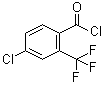 structure of CAS# 98187-13-4, 4-Chloro-2-(trifluoromethyl)benzoyl chloride