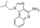结构式 CAS# 99011-02-6, 咪喹莫特; 1-(2-甲基丙基)-4-氨基-1H-咪唑并[4,5-c]喹啉
