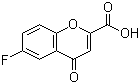 结构式 CAS# 99199-59-4, 6-氟-4-氧代-4H-1-苯并吡喃-2-羧酸