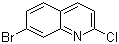结构式 CAS# 99455-15-9, 7-溴-2-氯喹啉